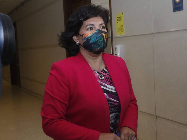 19 DE MAYO DE 2021/VALPARAISOLa senadora Yasna Provoste, durante la sesión del Senado.
FOTO: LEONARDO RUBILAR CHANDIA/AGENCIAUNO