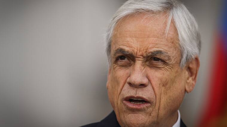 27 de marzo del 2020/SANTIAGOEl Presidente de la Republica, Sebastian Piñera, realiza un punto de prensa en el entre patio del palacio de La Moneda, tras finalizar un consejo de gabinete.
FOTO: SEBASTIAN BELTRAN GAETE/AGENCIAUNO