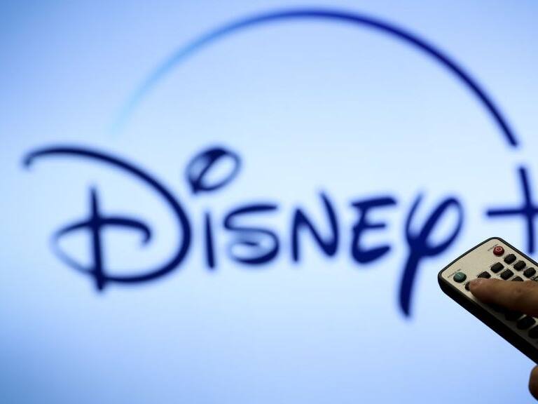 ANKARA, TURKEY - JULY 09: In this photo illustration, the logo of Disney+ is displayed on a television screen and a remote control device is seen in Ankara, Turkey on July 09, 2020. (Photo by Hakan Nural/Anadolu Agency via Getty Images)
