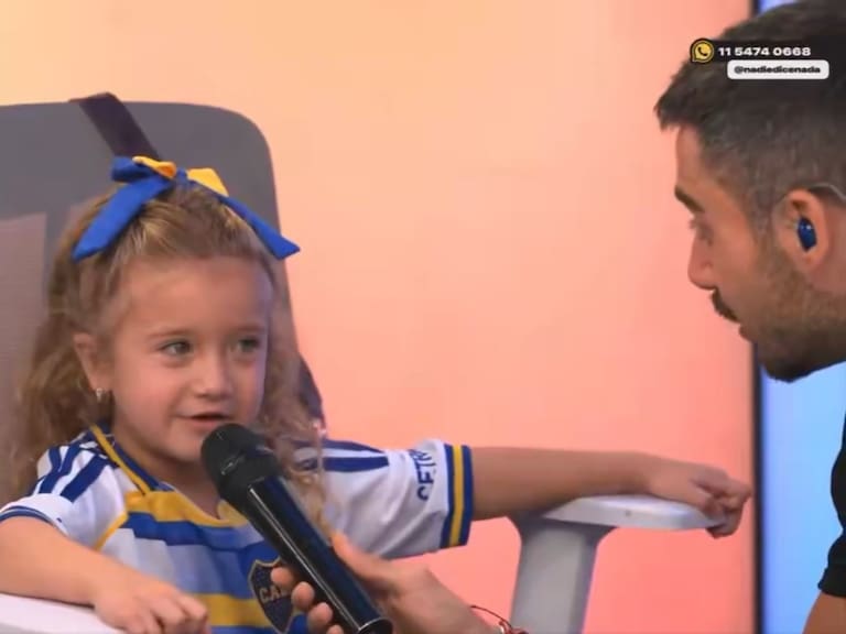 El fenómeno de Azul: La niña de cinco años que paralizó un programa de TV con su pasión por Boca Juniors