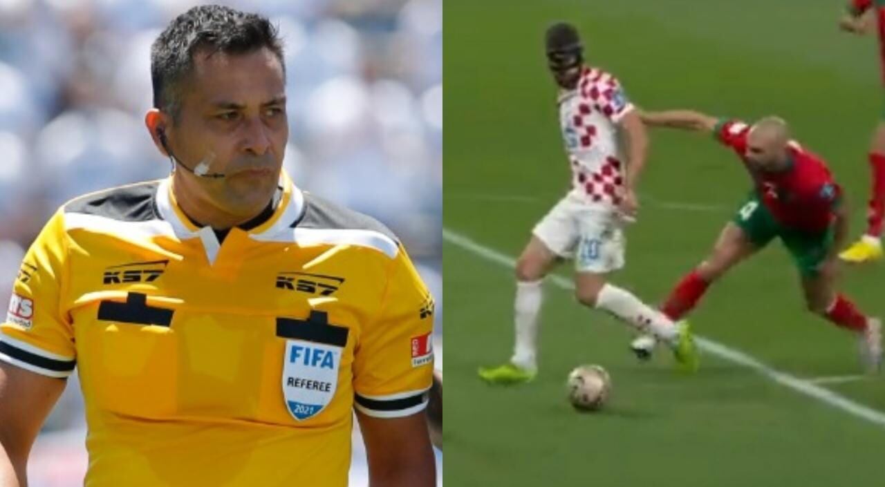 "Catastrófico": Julio Bascuñán recibe ola de críticas tras su desempeño en el VAR durante el duelo de Croacia y Marruecos