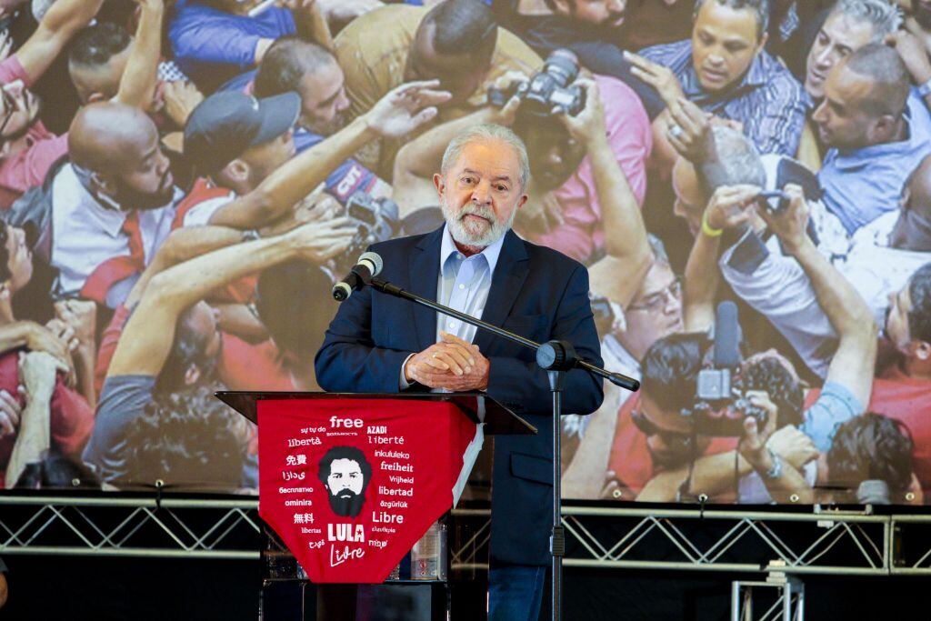 Lula da Silva en Sao Bernardo do Campo