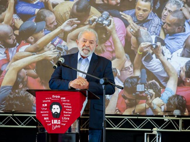 Lula da Silva en Sao Bernardo do Campo