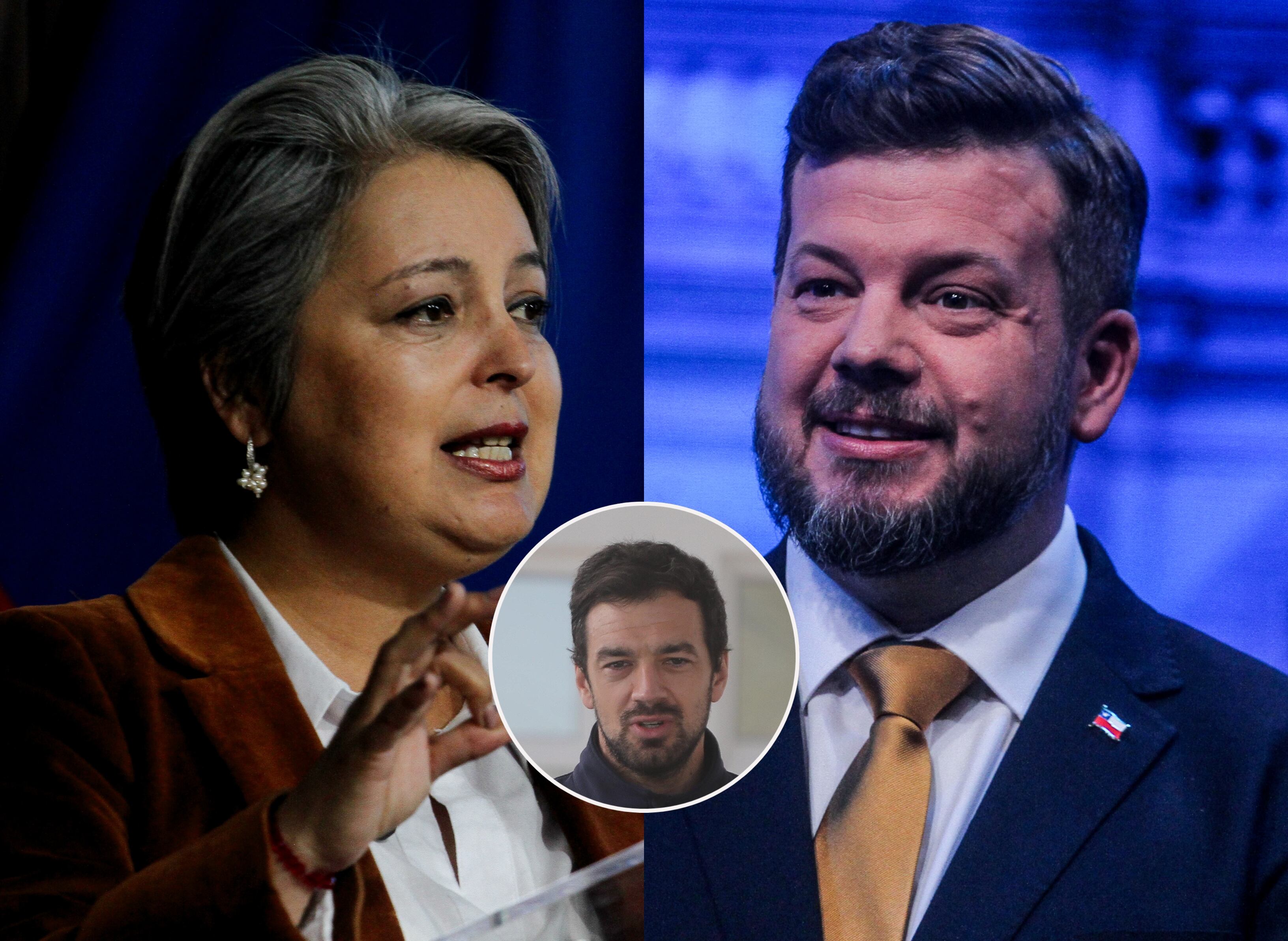 Jeannette Jara - Johannes Kaiser - Tomás Vodanovic