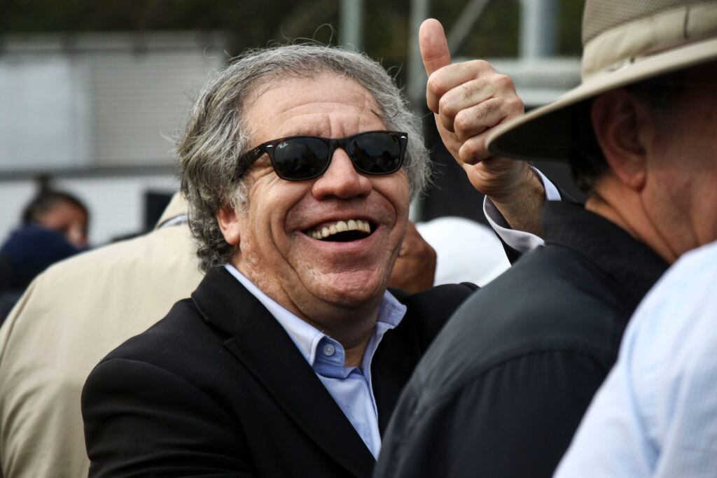 Luis Almagro en un evento de la oposición venezolana en Colombia