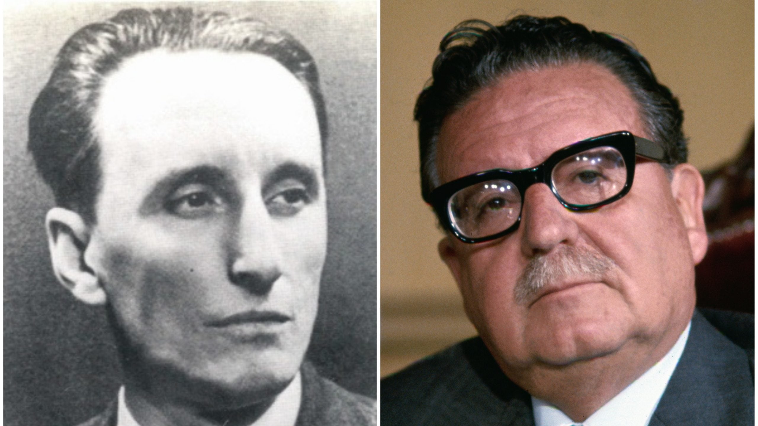 Eduardo Cruz-Coke y Salvador Allende