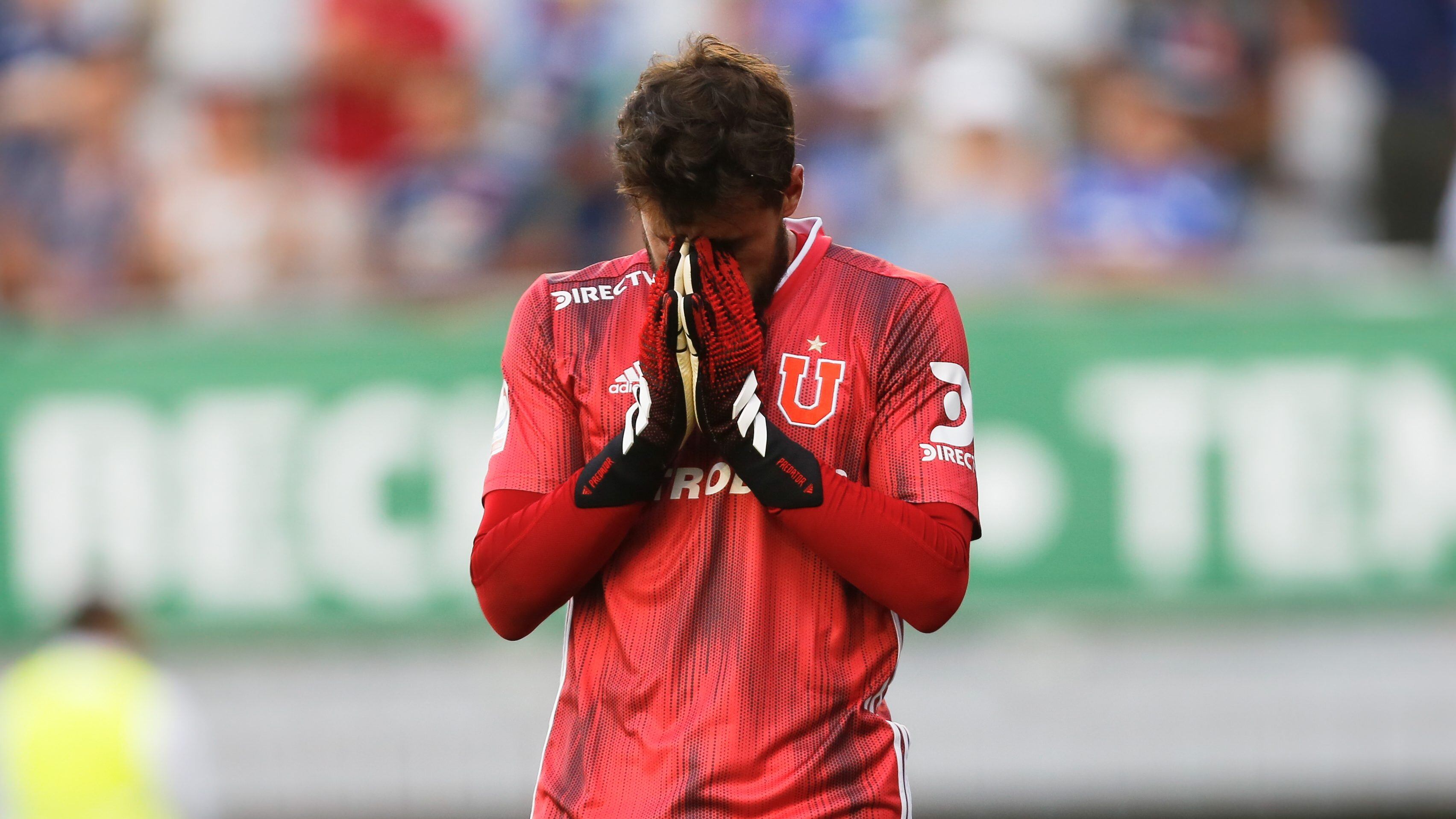 22 DE ENERO DE 2020/TEMUCOFernando De Paul se lamenta al finalizar el partido final de la Copa Chile MTS 2019, entre Universidad de Chile y Colo Colo, disputado en el Estadio German Becker de Temuco.
FOTO: JAVIER VERGARA/AGENCIAUNO