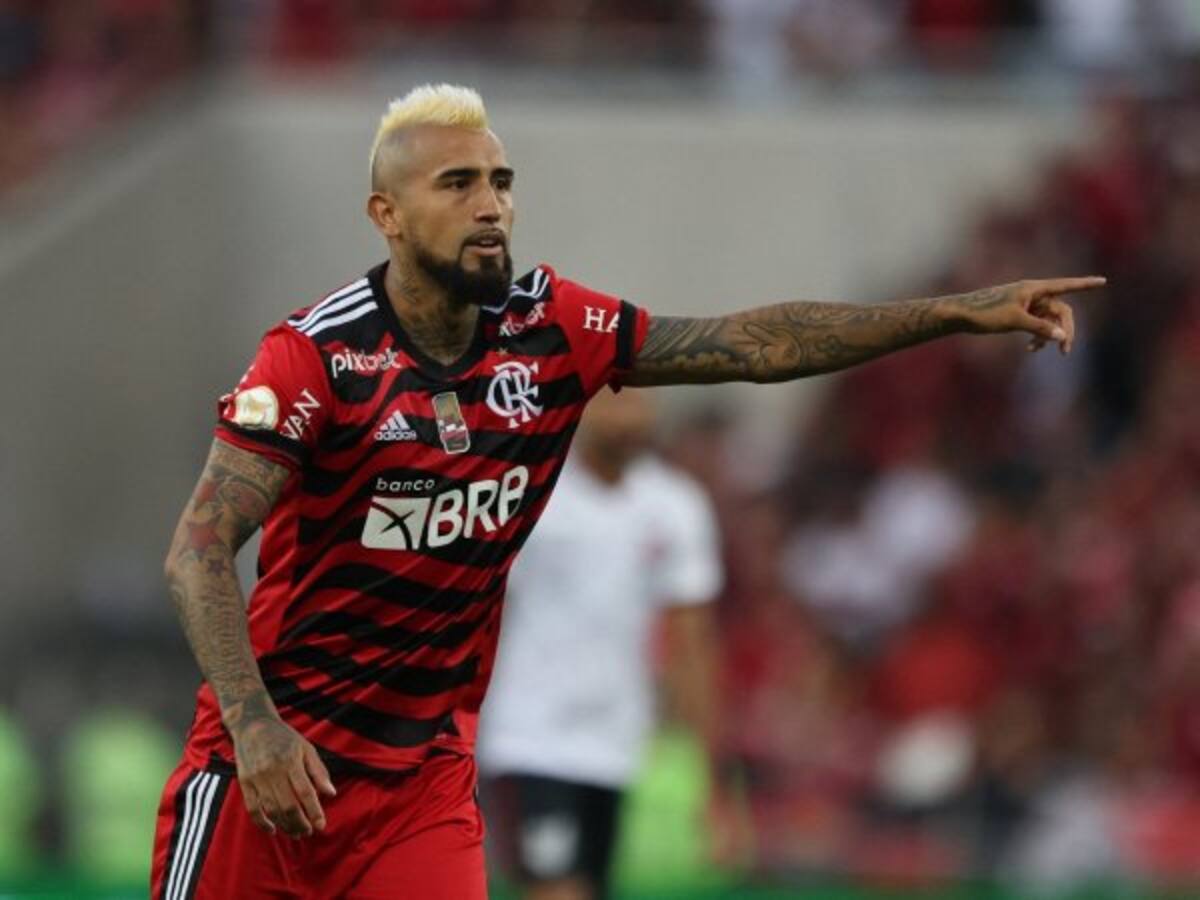 El particular mensaje de Vidal en redes tras la sorpresiva igualdad del Flamengo ante el Ceará por el Brasileirao