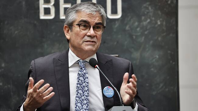 19 de abril 2022/SANTIAGO El ministro de Hacienda, Mario Marcel y la subsecretaria de la Cartera, Claudia Sanhueza, lanzan Diálogos sociales: Reforma tributaria con las personas. En la actividad, las autoridades darán a conocer cómo será el mecanismo de estos encuentros inéditos en las diferentes regiones del país, los que servirán de base para el diseño de la reforma tributaria que presentará el Gobierno de Chile
FOTO: KARIN POZO/AGENCIAUNO