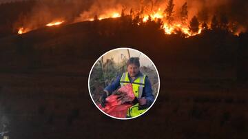 “Aquí está la prueba”: Alcalde de Galvarino denuncia presencia de líquido acelerante en zonas afectadas por incendios forestales