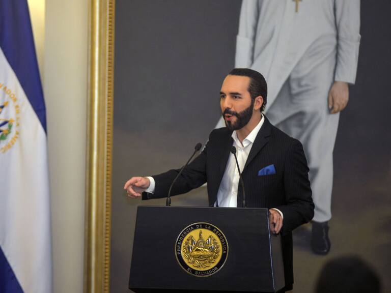 El mandatario salvadoreño Nayib Bukele