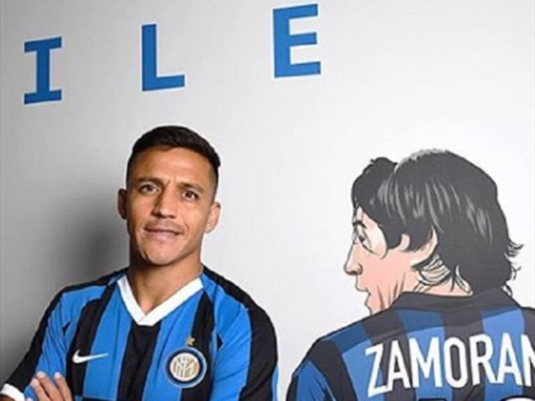 Inter de Milán hizo eco de fotografía de Alexis junto a la imagen de Iván Zamorano