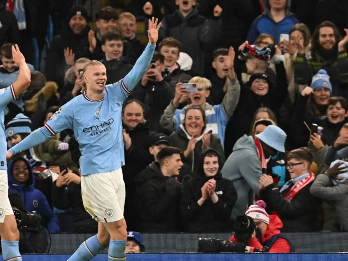 Erling Haaland masacró al Leipzig y metió al City en los 4tos de final de la Champions League