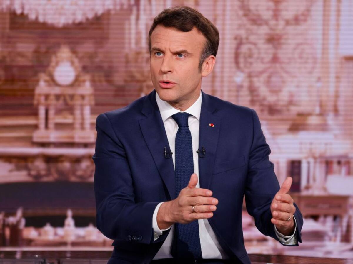 Emmanuel Macron aseveró que Vladimir Putin busca un triunfo en Ucrania para el 9 de mayo