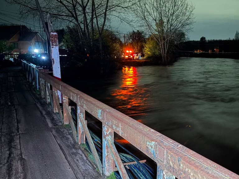 Desborde del río Andalién en Concepción