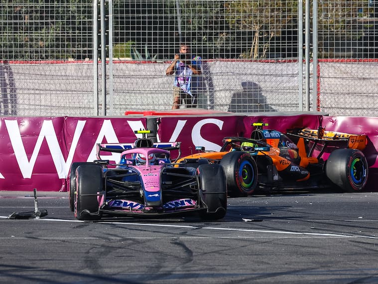 Colapinto chocó a Gasly y Norris en Bakú