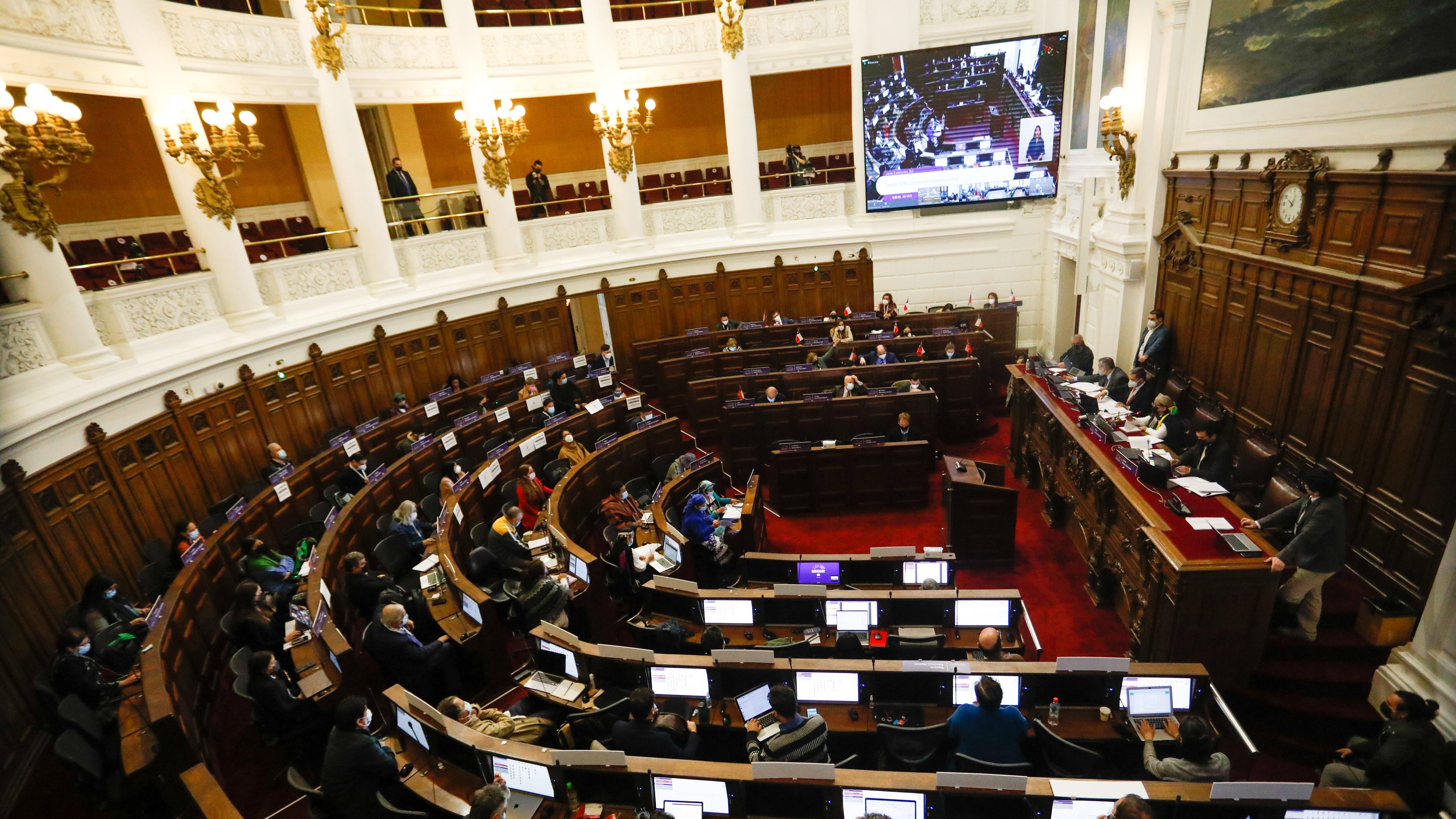 Convención Constitucional: Chile Vamos pidió cantar himno nacional