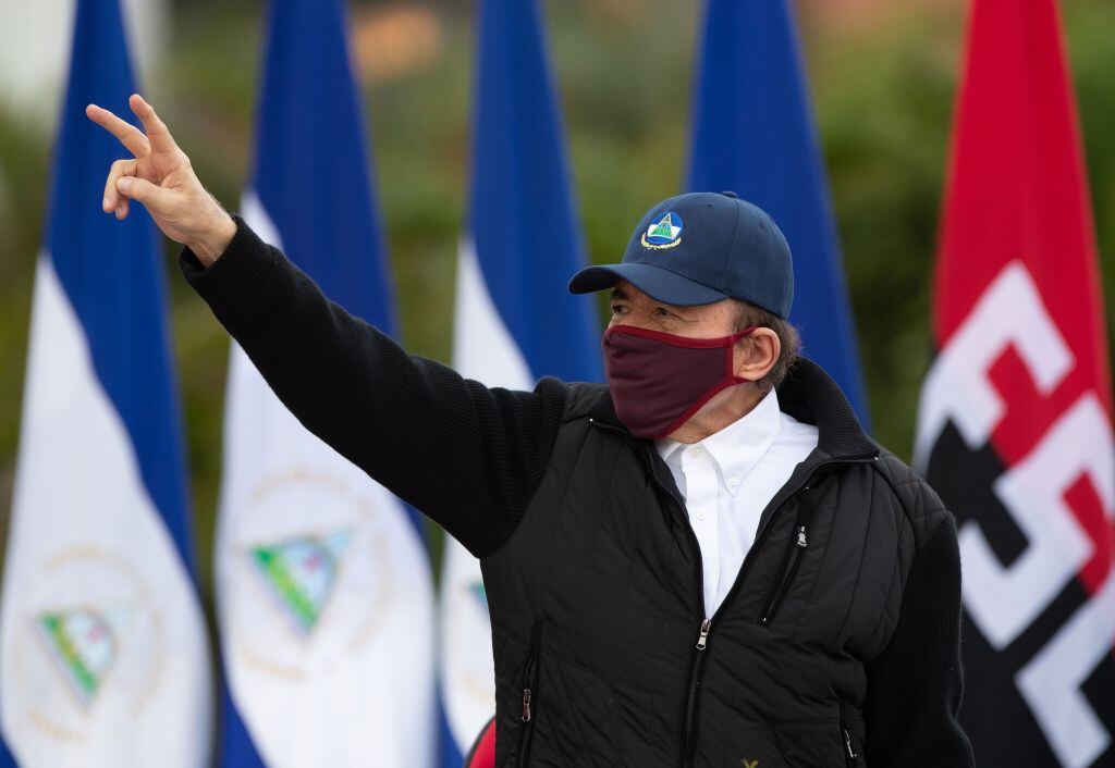El jefe del régimen de Nicaragua Daniel Ortega