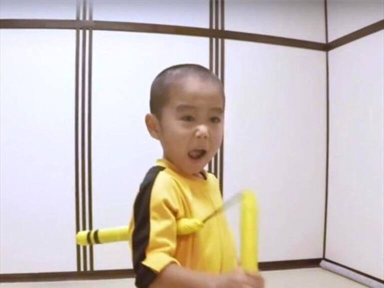 El «Mini Bruce Lee» de cinco años