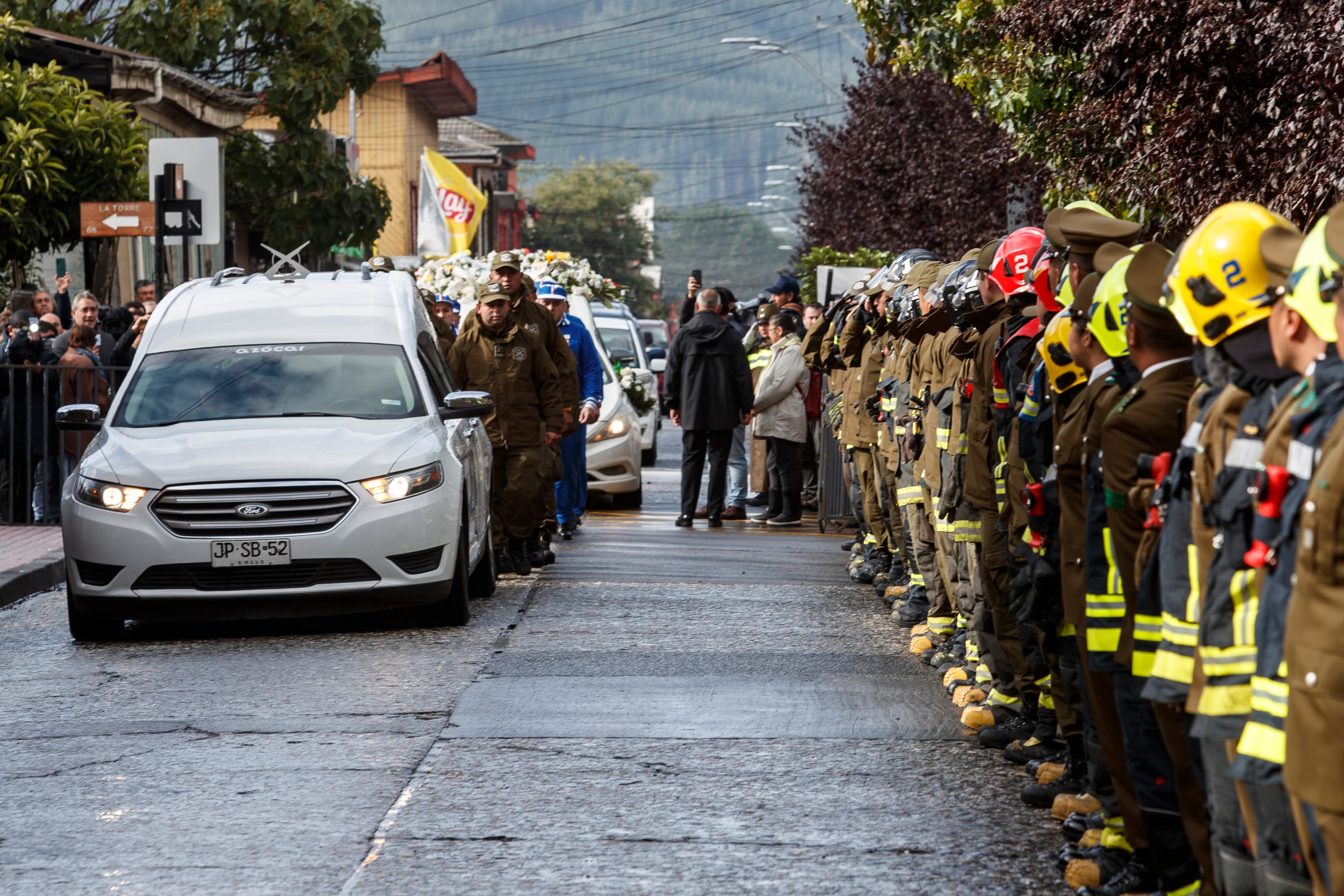 Agencia Uno | El funeral del suboficial mayor de Carabineros Misael Vidal