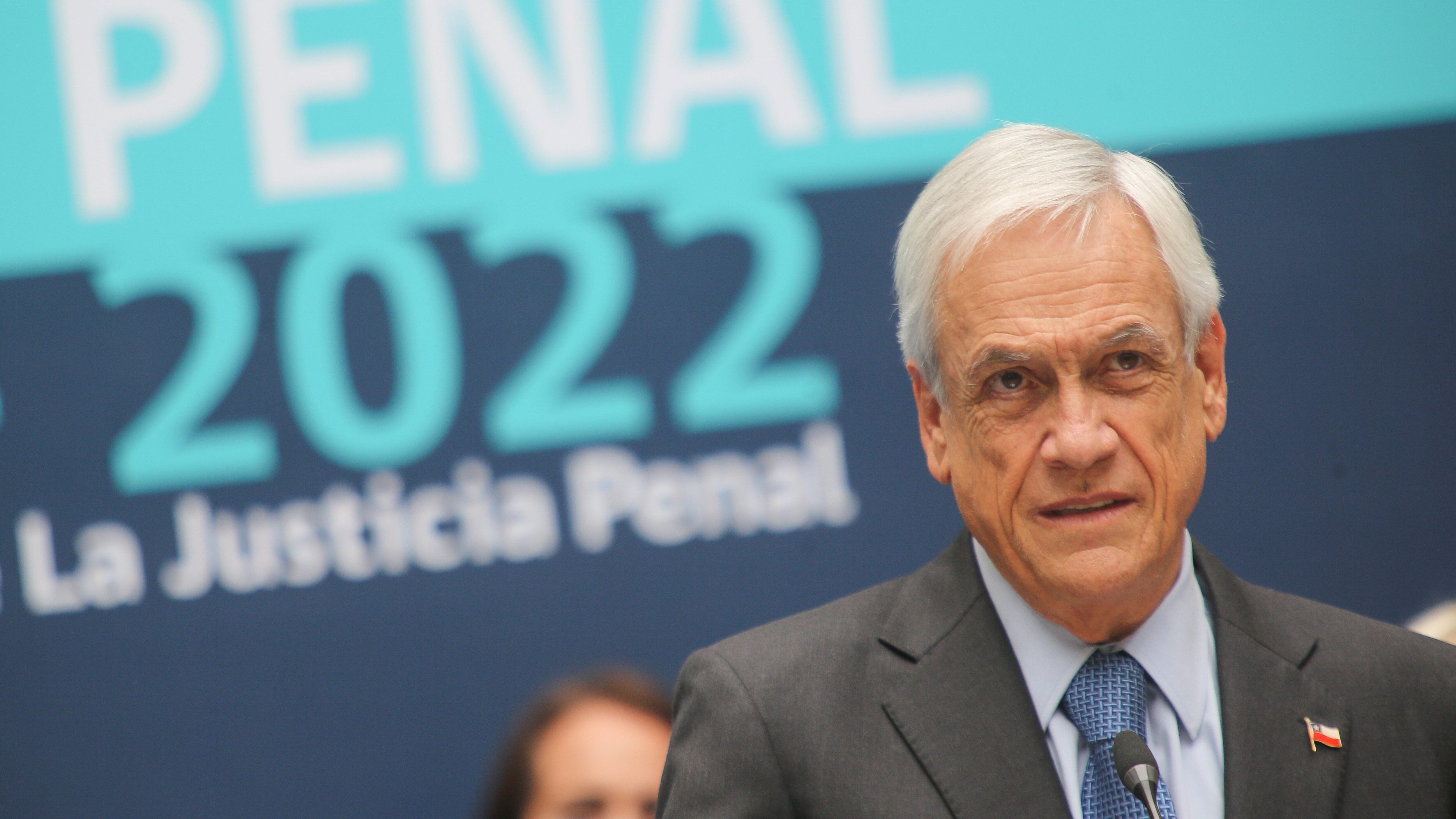 6 de ENERO de 2022/ SANTIAGOPresidente Sebastián Piñera junto al Ministro de Justicia y Derechos Humanos, Hernán Larraín, presentan Proyecto para la creación de un Nuevo Código Penal para Chile
FOTO: DIEGO MARTIN/AGENCIAUNO