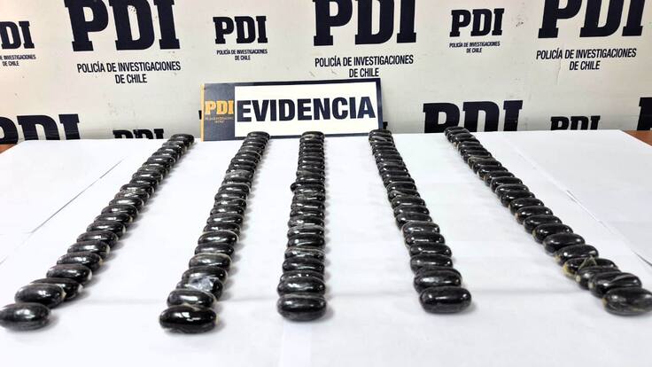 PDI detuvo a un sujeto con 118 ovoides con ketamina