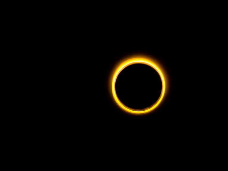 Eclipse solar anular - chile - febrero