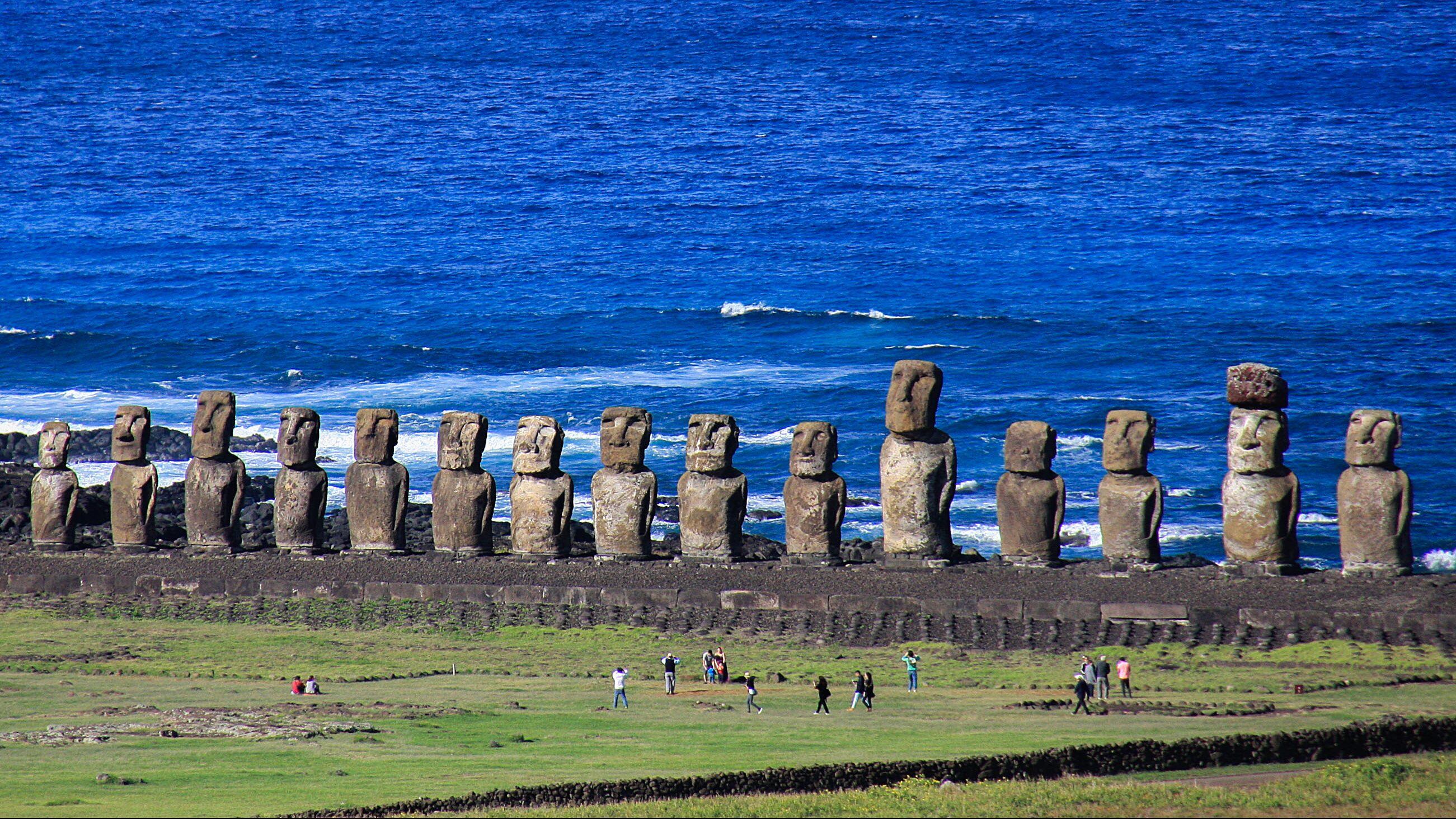 01 DE JULIO DE 2019/RAPA NUIAhu Tongariki de Rapa Nui.
FOTO: SANTIAGO MORALES/AGENCIAUNO