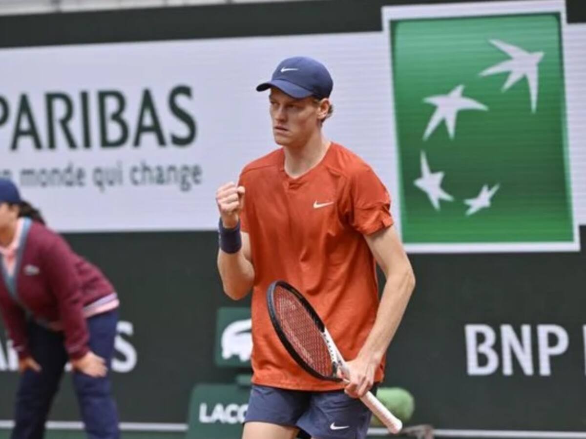 Jannik Sinner se lo dio vuelta a Corentin Moutet y se instaló en los cuartos de final de Roland Garros 2024