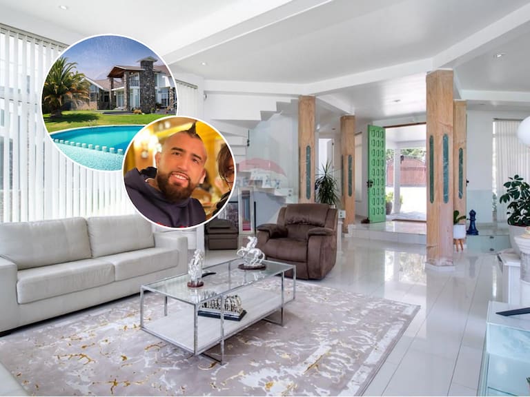 Así es por dentro la mansión que fue de Arturo Vidal y que ahora se vende por más de $1.900 millones en Peñalolén