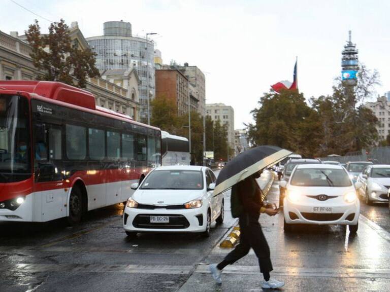 Lluvia en Santiago - tiempo