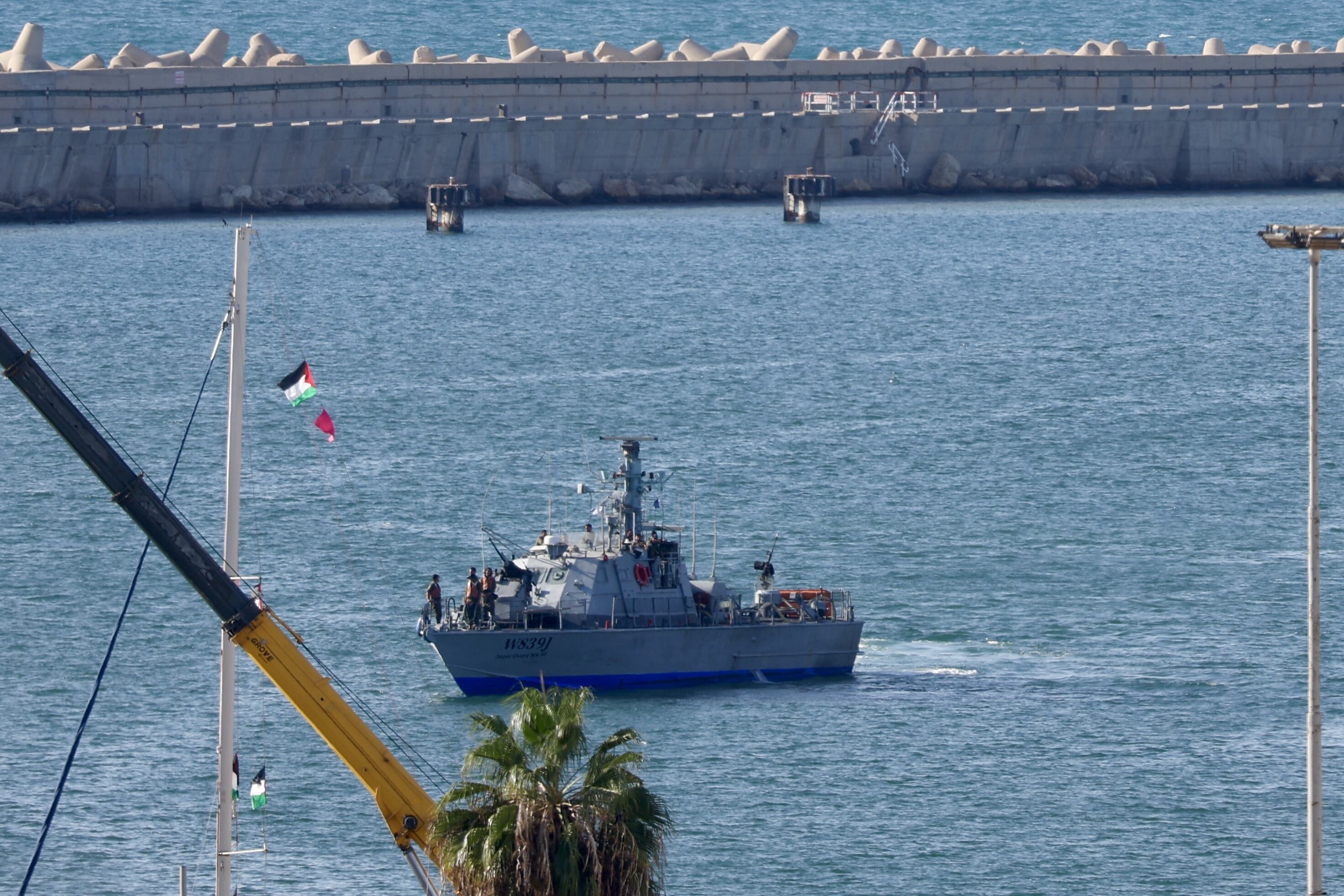 Global Sumud Flotilla denunció la noche del jueves la interceptación de 13 embarcaciones por parte de Israel