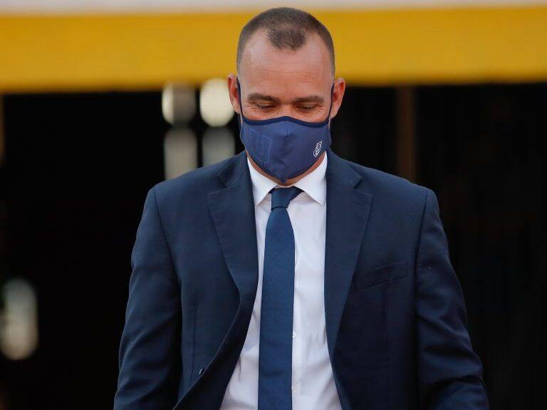 24 de Enero del 2021/SANTIAGOEl director Tecnico de Universidad de Chile Rafael Dudamel(c) ,durante el partido valido por la Vigésimo Tercera fecha del Campeonato Nacional AFP PlanVital 2020, entre Universidad de Chile vs Deportes Iquique, disputado en el Estadio Nacional.
FOTO:FRANCISCO LONGA/AGENCIAUNO