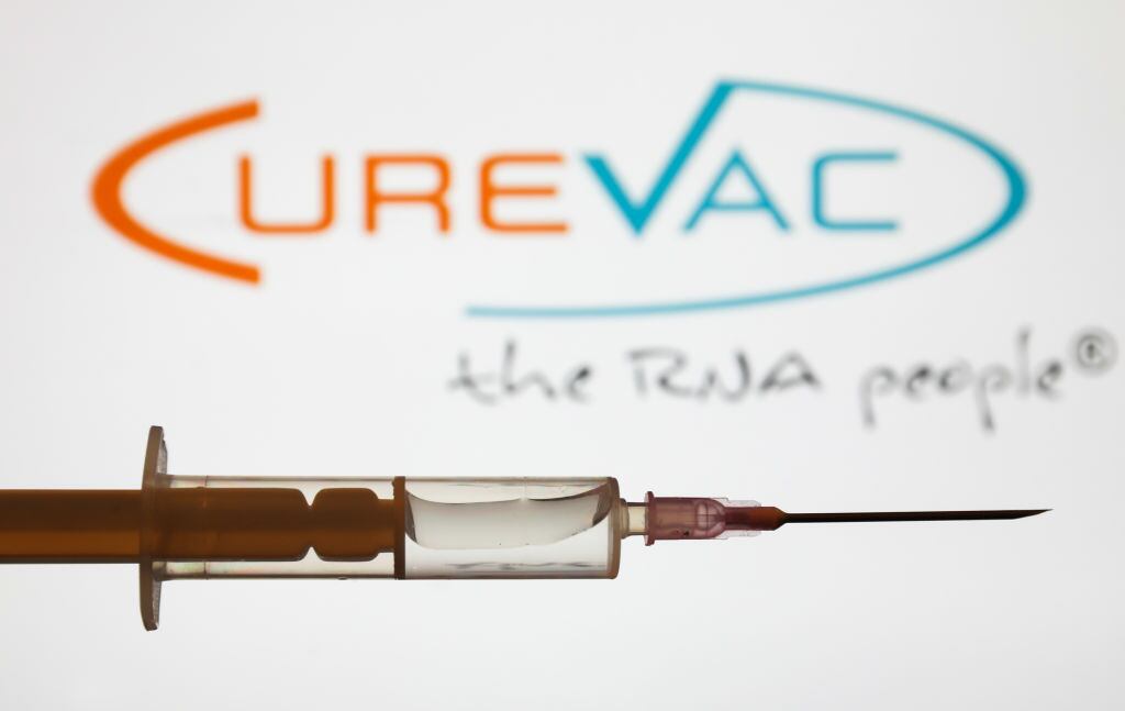 Imagen de una dosis de la vacuna de CureVac
