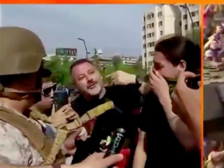 El intercambio entre un venezolano y un chileno que sacó risas incluso en los militares