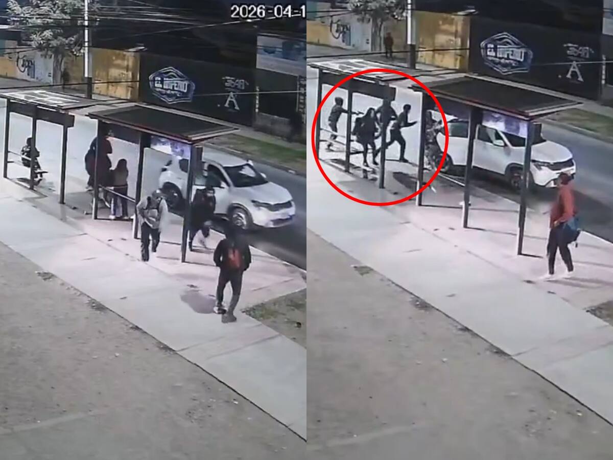 Violento asalto en paradero de Puente Alto: banda atacó en “modo jauría” a personas que esperaban locomoción