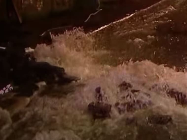 Intensas lluvias rompen loza de avenida Concha y Toro