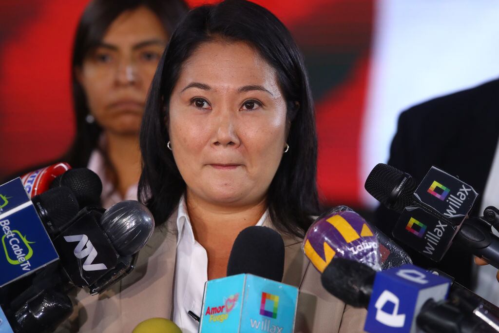 Keiko Fujimori reitera sin pruebas la existencia de un fraude electoral