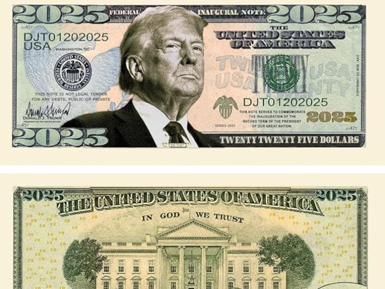 Inédito en Estados Unidos: billetes de dólar llevarán la firma de Donald Trump