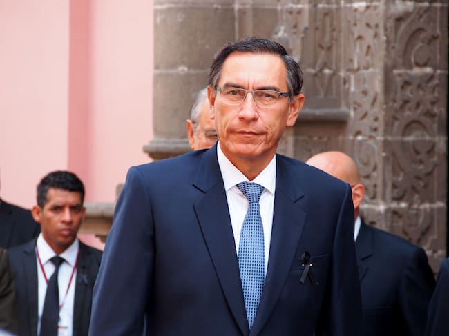 El mandatario peruano Martín Vizcarra