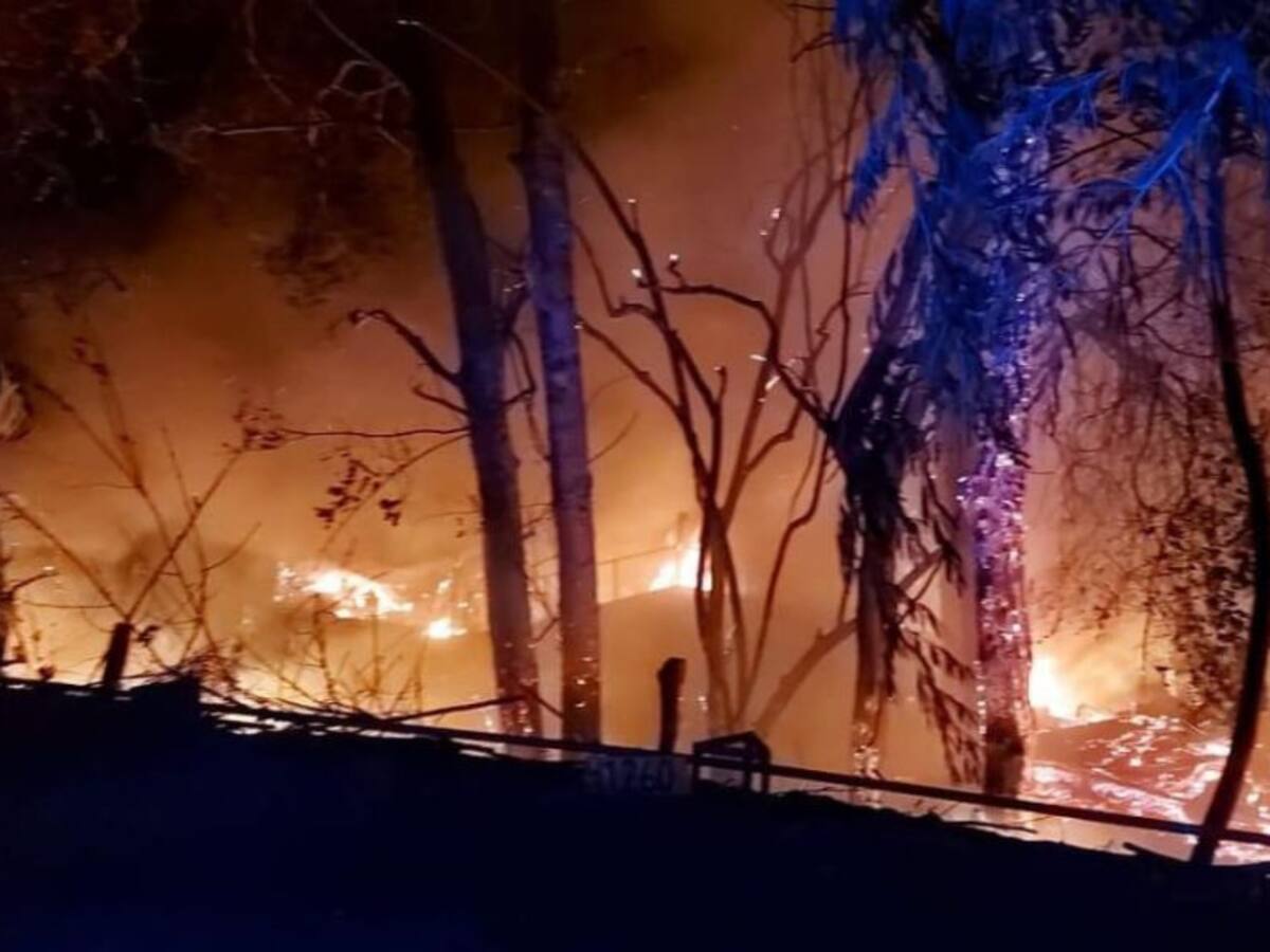 Tres cabañas son quemadas en nuevo ataque incendiario en Cañete