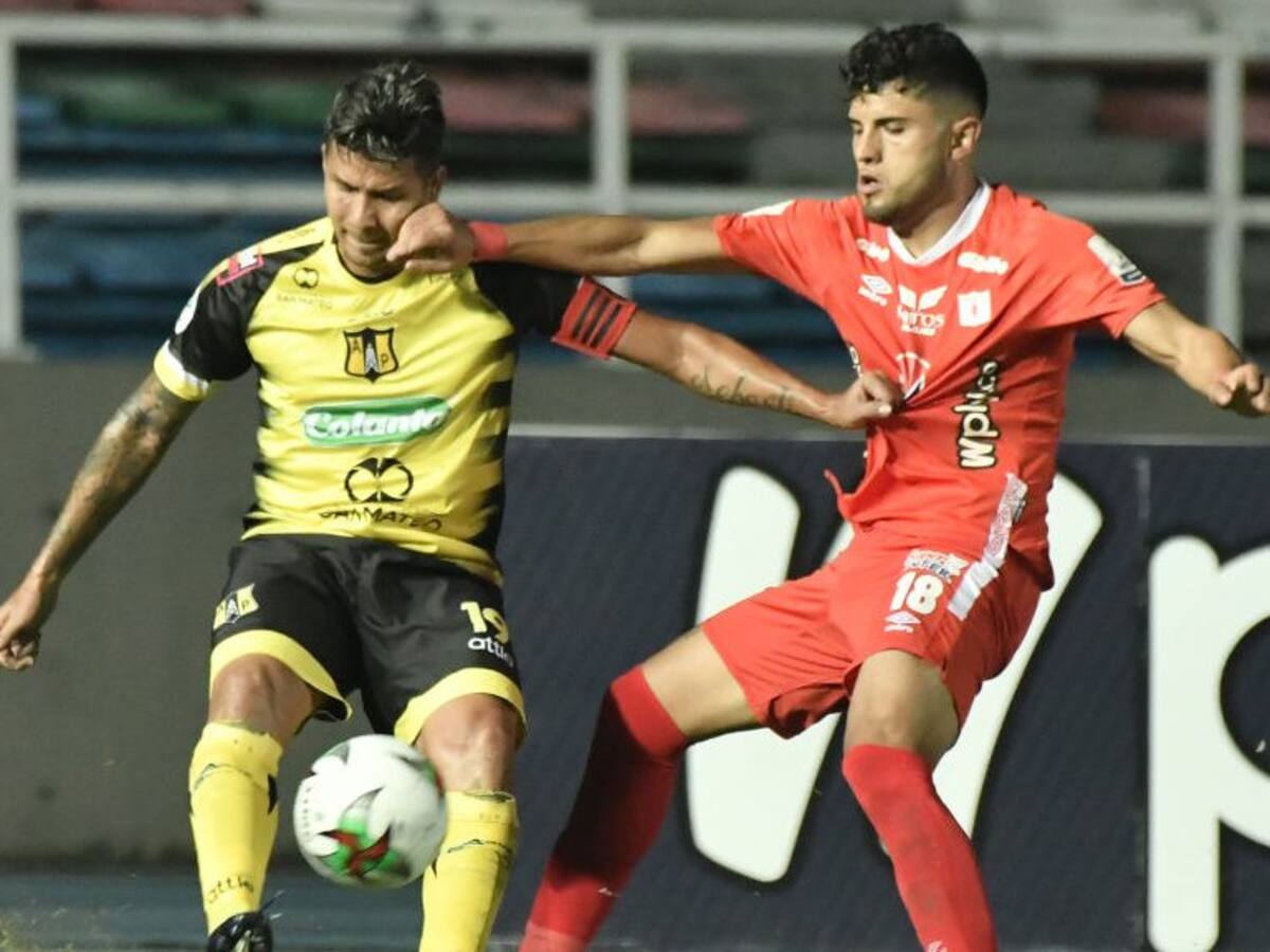 Rodrigo Ureña anotó un golazo en la victoria del América de Cali en el retorno del fútbol colombiano