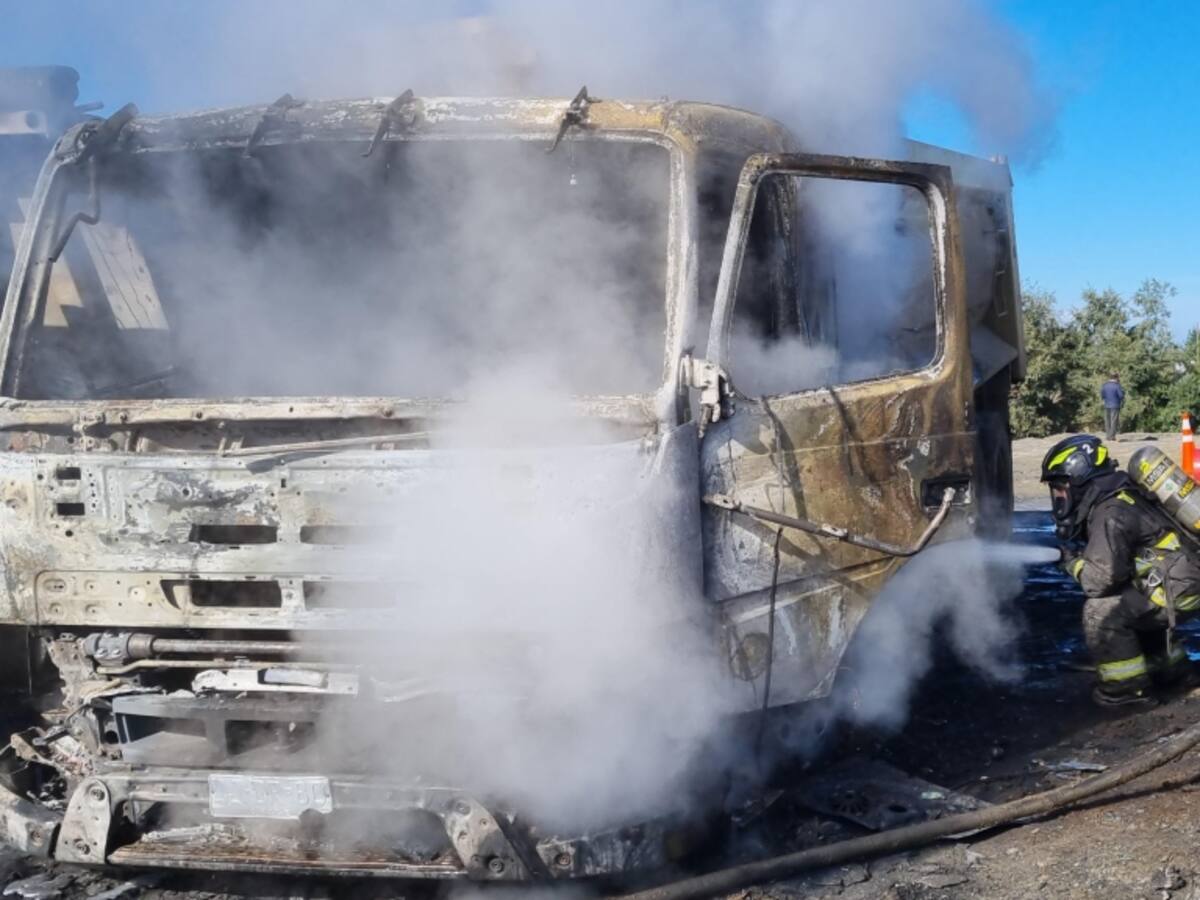 Desconocidos protagonizan nuevo ataque incendiario en La Araucanía y atacan a balazos a trabajadores forestales