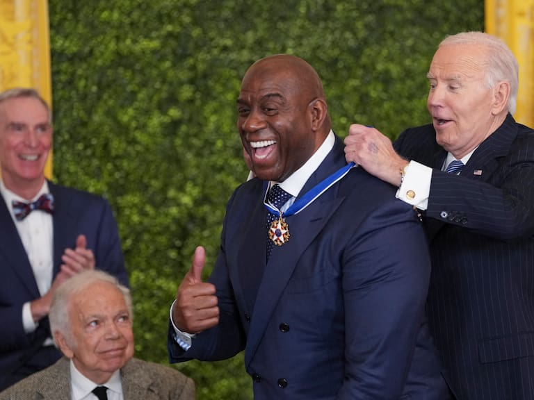 Lionel Messi y Magic Johnson, reconocidos en Estados Unidos con la Medalla Presidencial de la Libertad