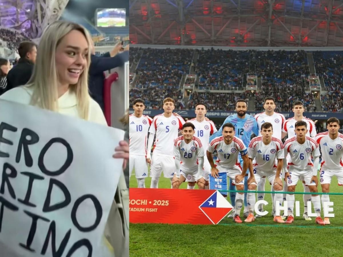 Influencer rusa fue a ver el amistoso de La Roja y se “enamoró” de este jugador chileno: “Mi crush latino”