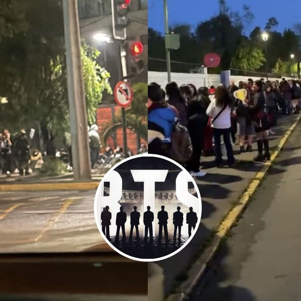 “Hay más de 300 personas”: reportan largas filas en el Estadio Nacional para el primer concierto de BTS en Chile