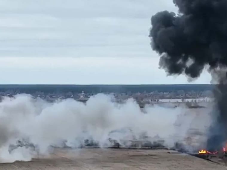 Helicóptero del Kremlin derribado en Ucrania