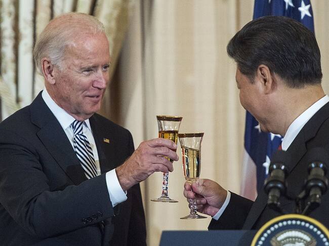 La cita de Joe Biden y Xi Jinping en Washington durante 2015