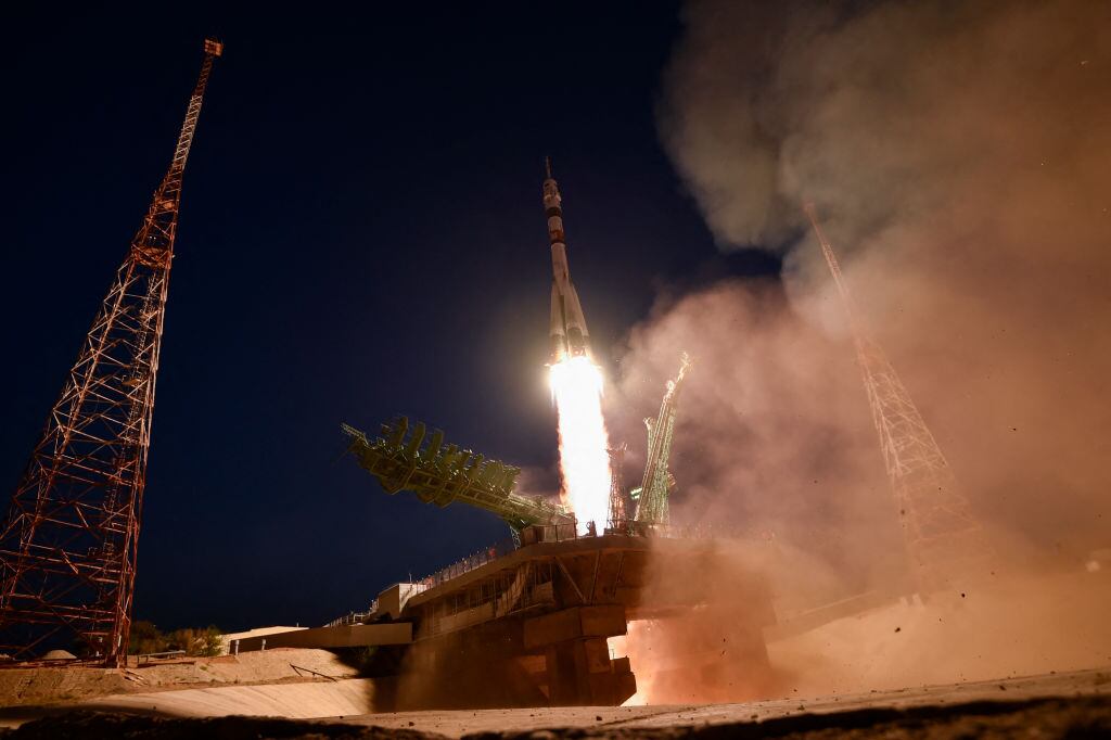 Nave rusa Soyuz MS-23 despega del cosmódromo en Kazajistán