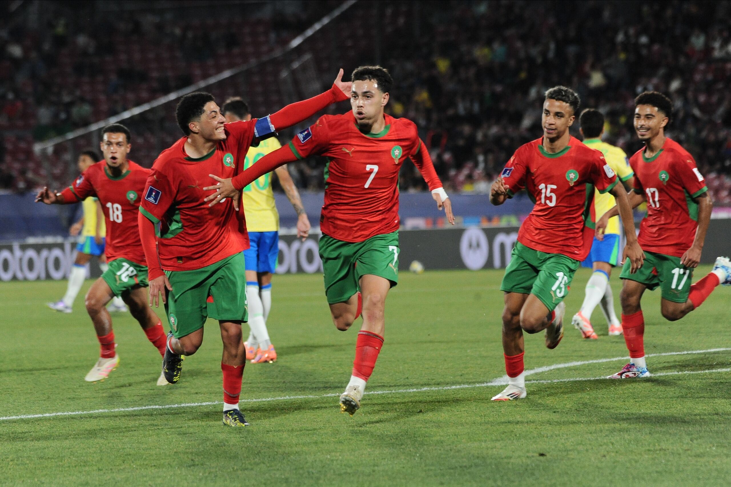 Marruecos derrotó a Brasil y avanzó a 8vos del Mundial Sub 20